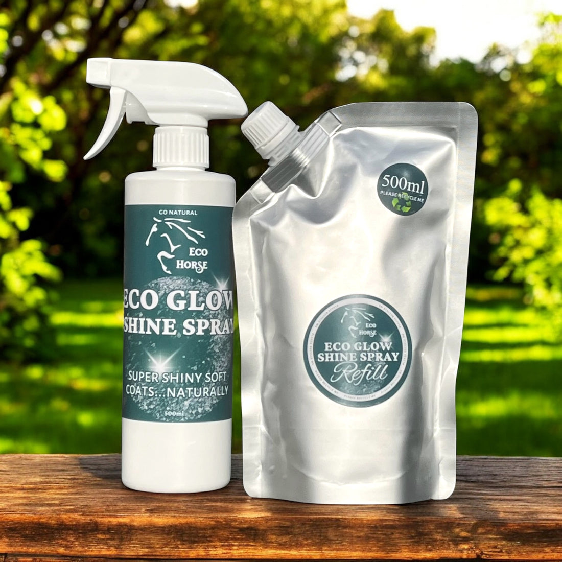 REFILL POUCH Eco Glow Shine Spray