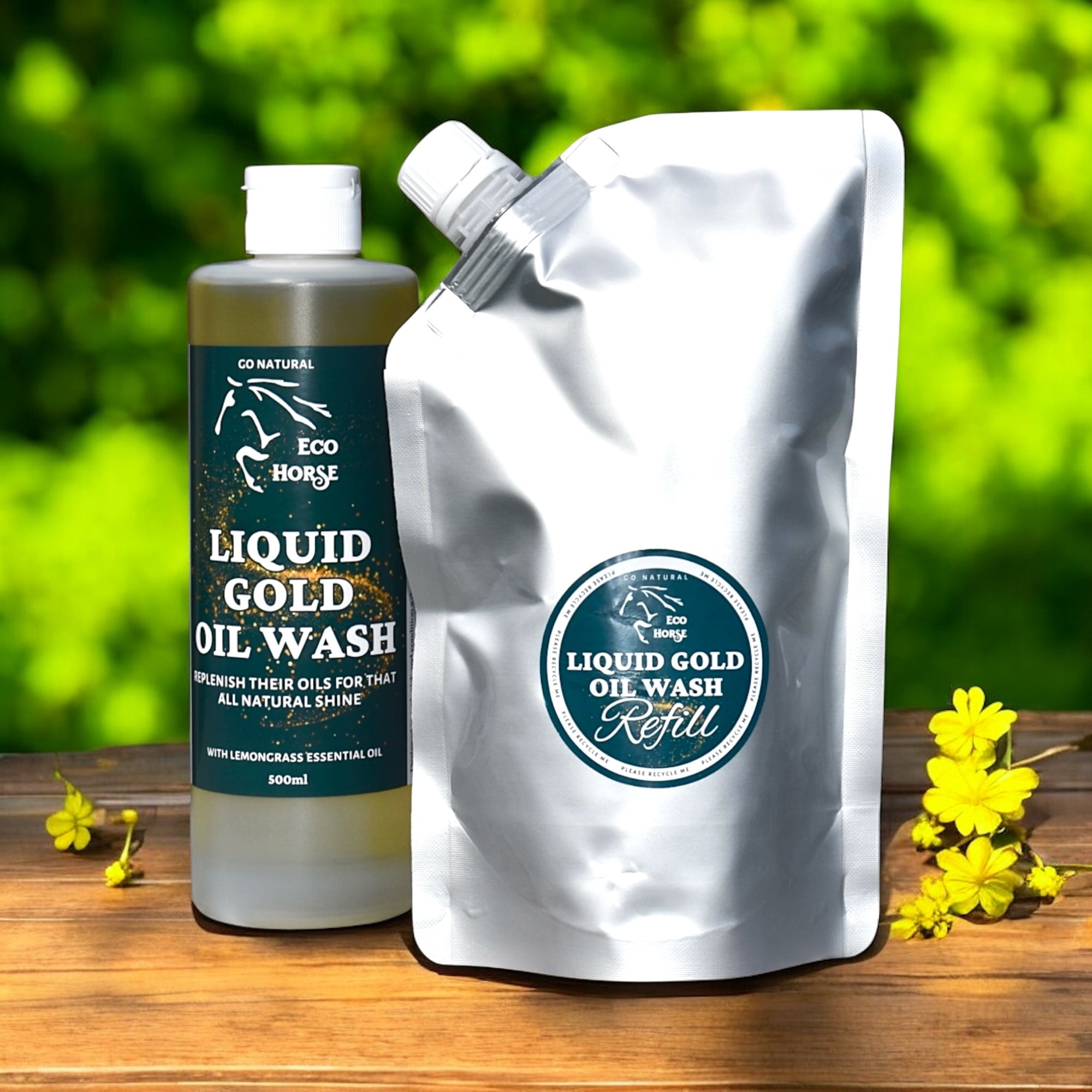 REFILL POUCH Liquid Gold Oil Wash (hot or cold water)