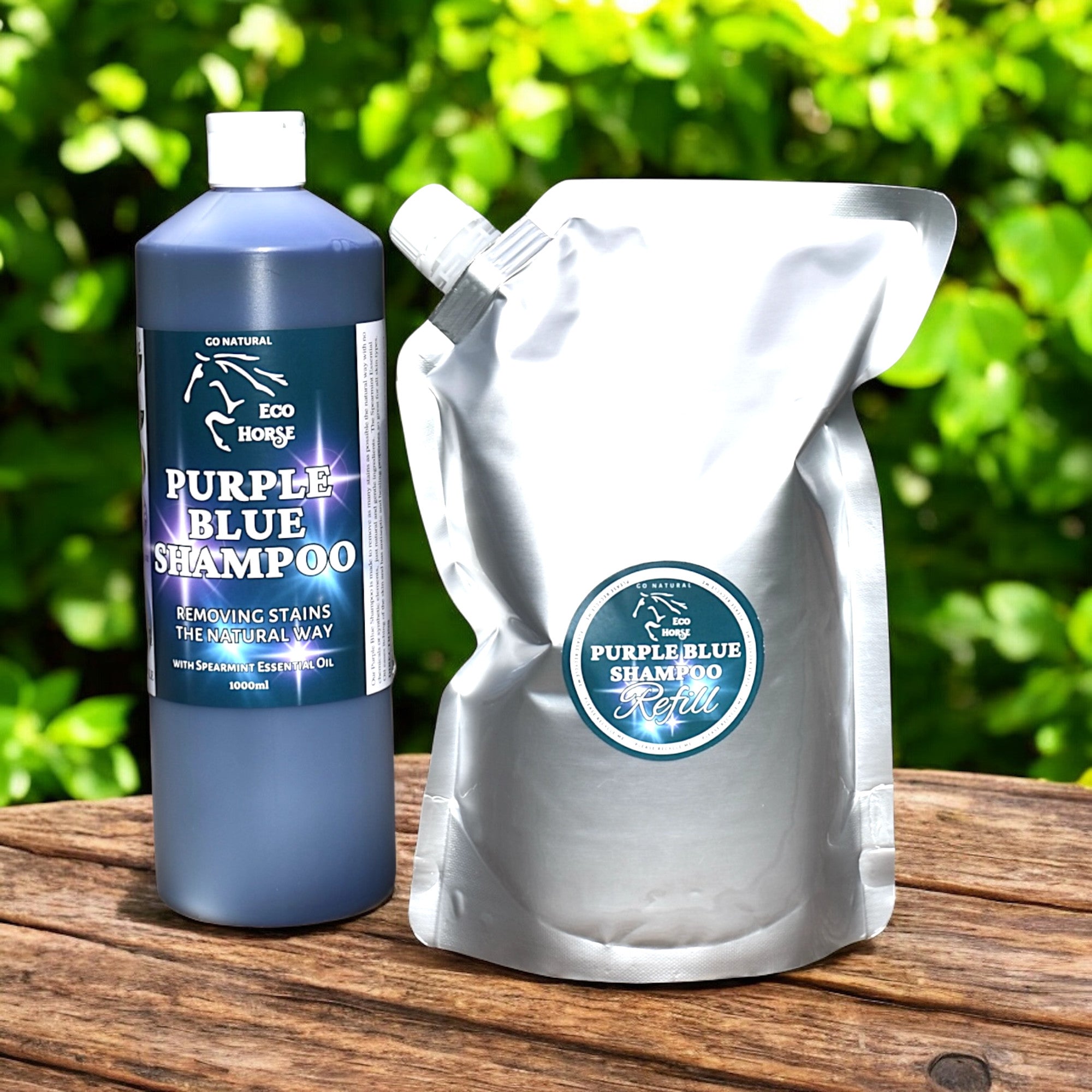 REFILL POUCH Purple Blue Shampoo